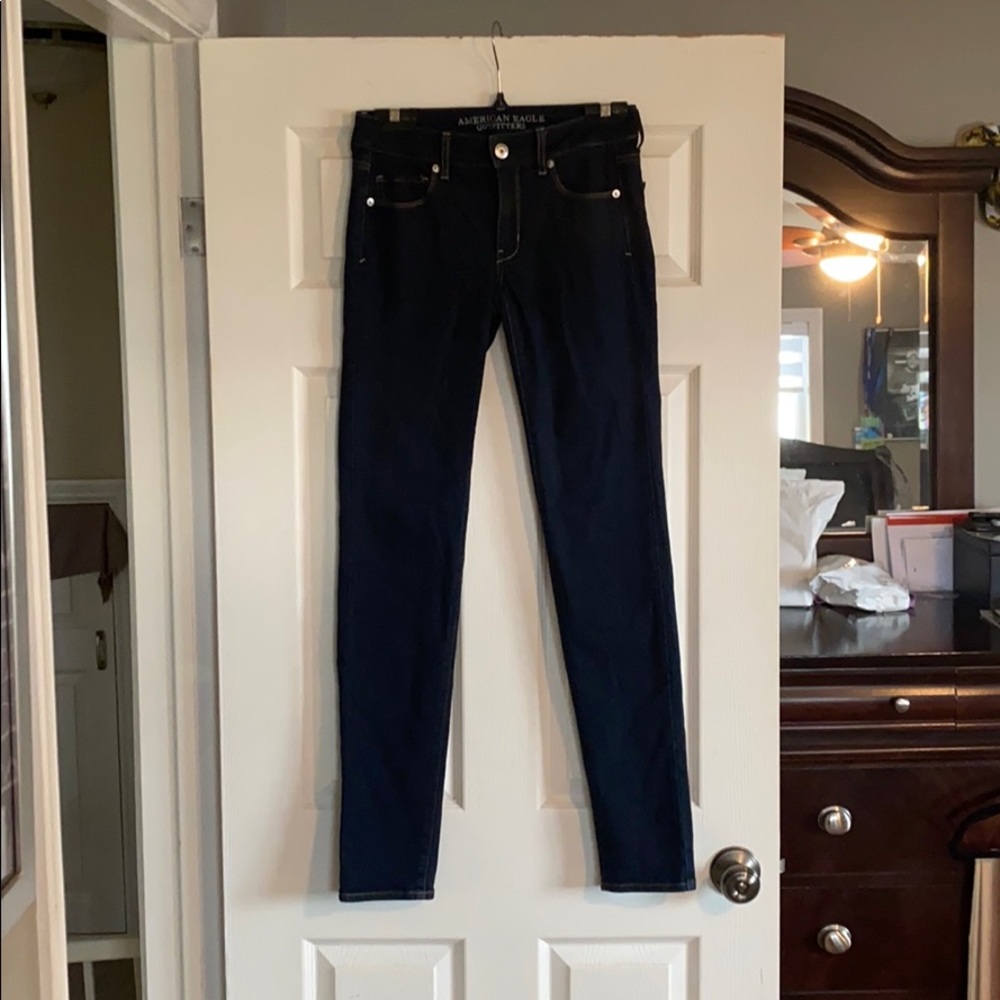American Eagle stretchy jeans Size 4 X-Long
